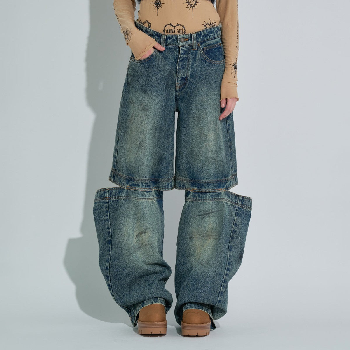 FUNCTION DENIM PANTS