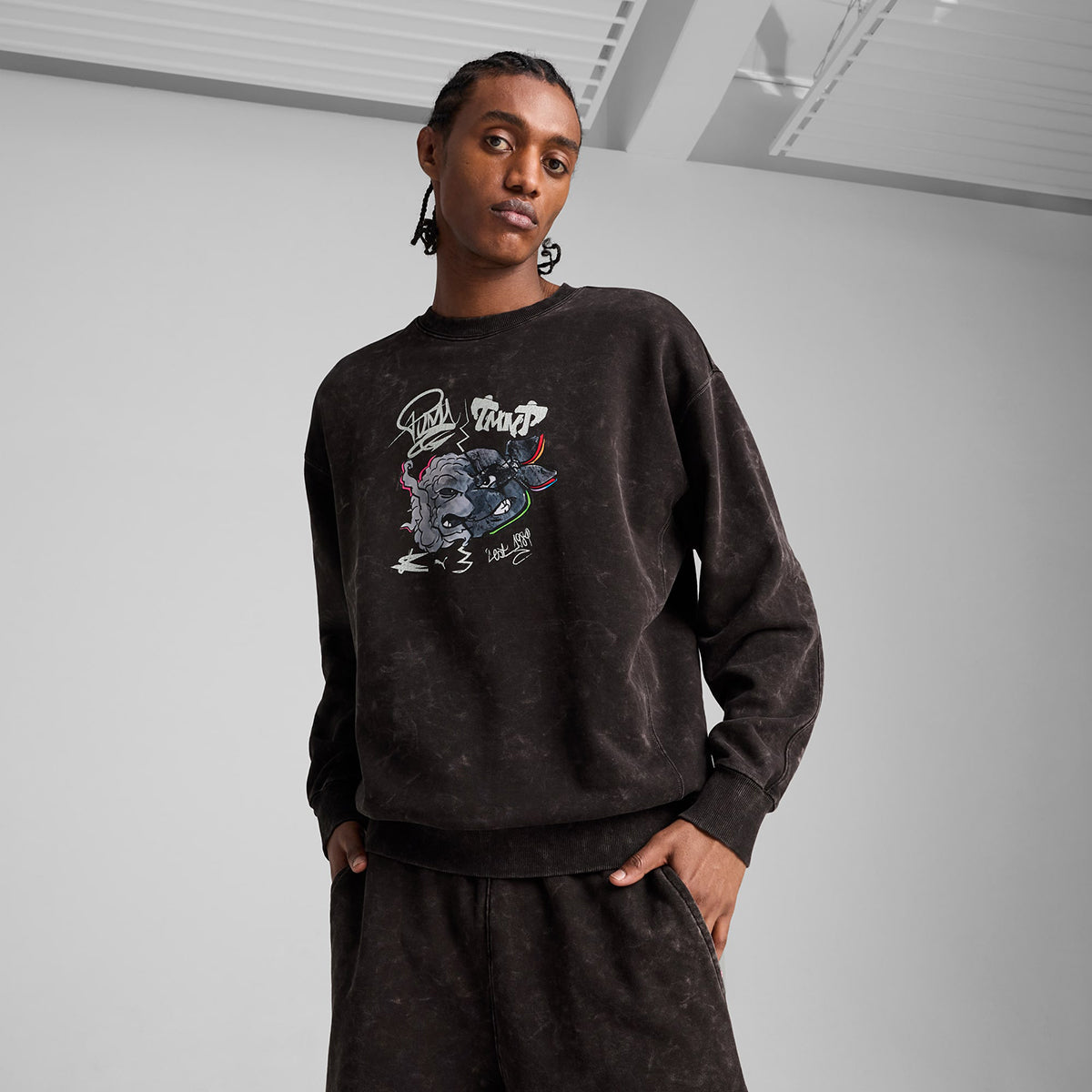HOOPS x TMNT Relaxed Crew Sweatshirt 【予約】2月14日以降発送予定【返品交換キャンセル不可】