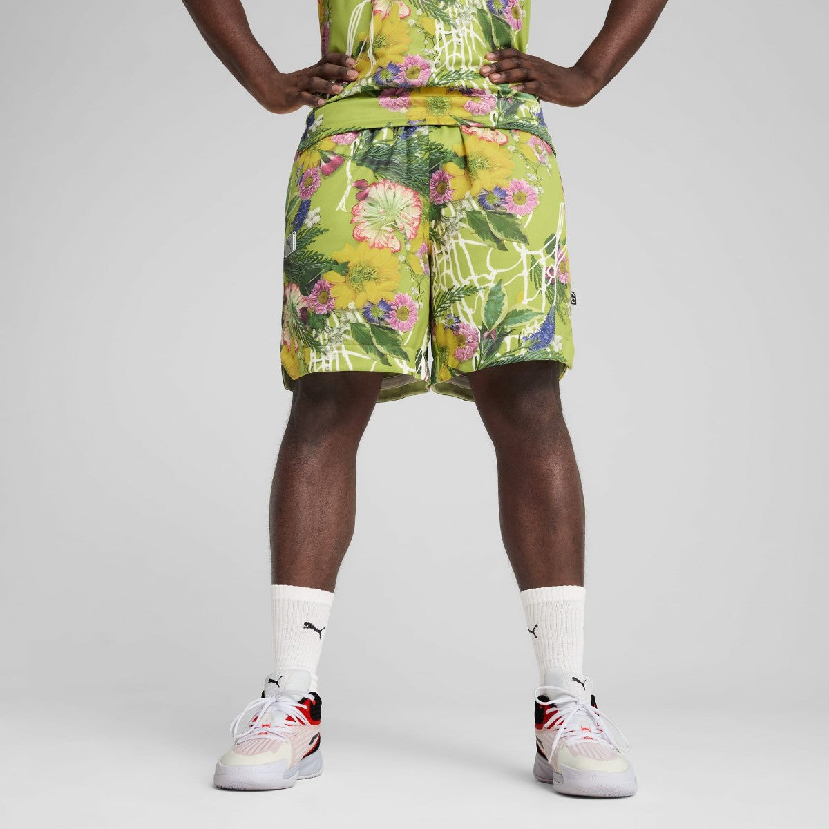 DUNKED IN FLORALS AOP SHORT