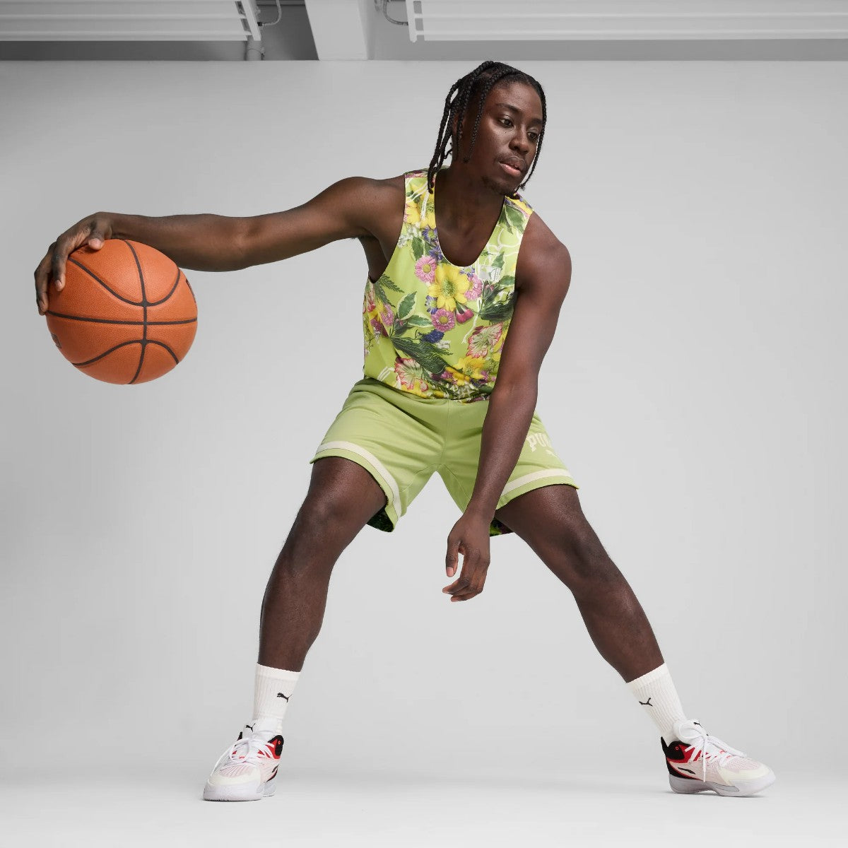DUNKED IN FLORALS AOP SHORT