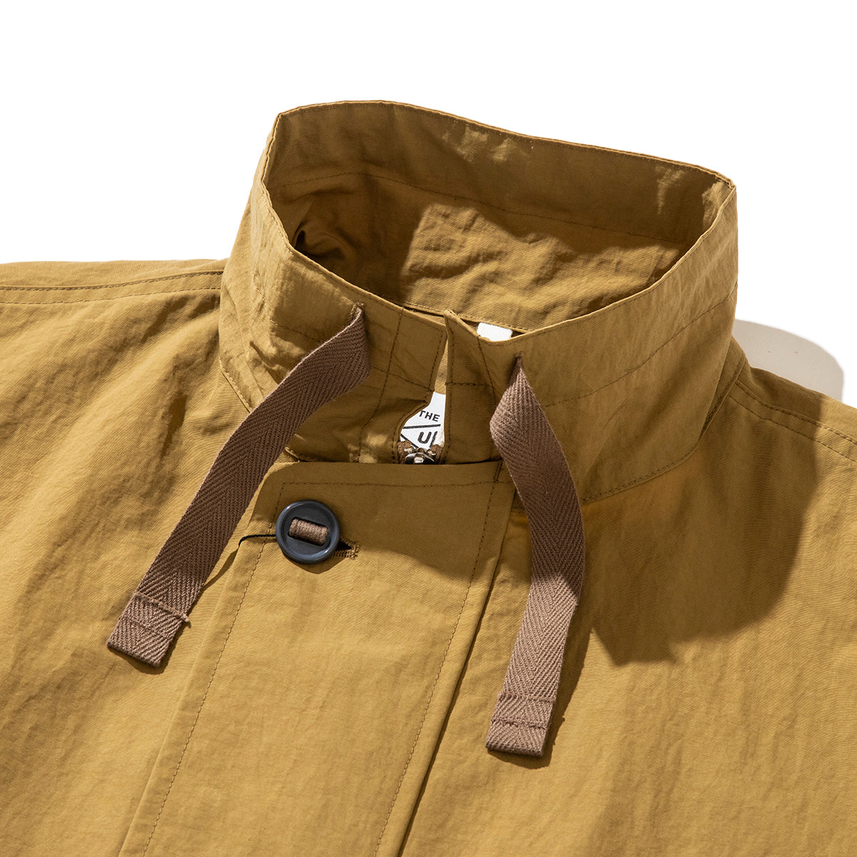 NYLON FRONT ZIP COAT