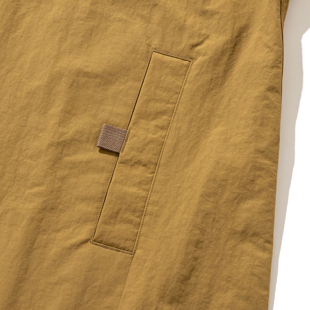 NYLON FRONT ZIP COAT