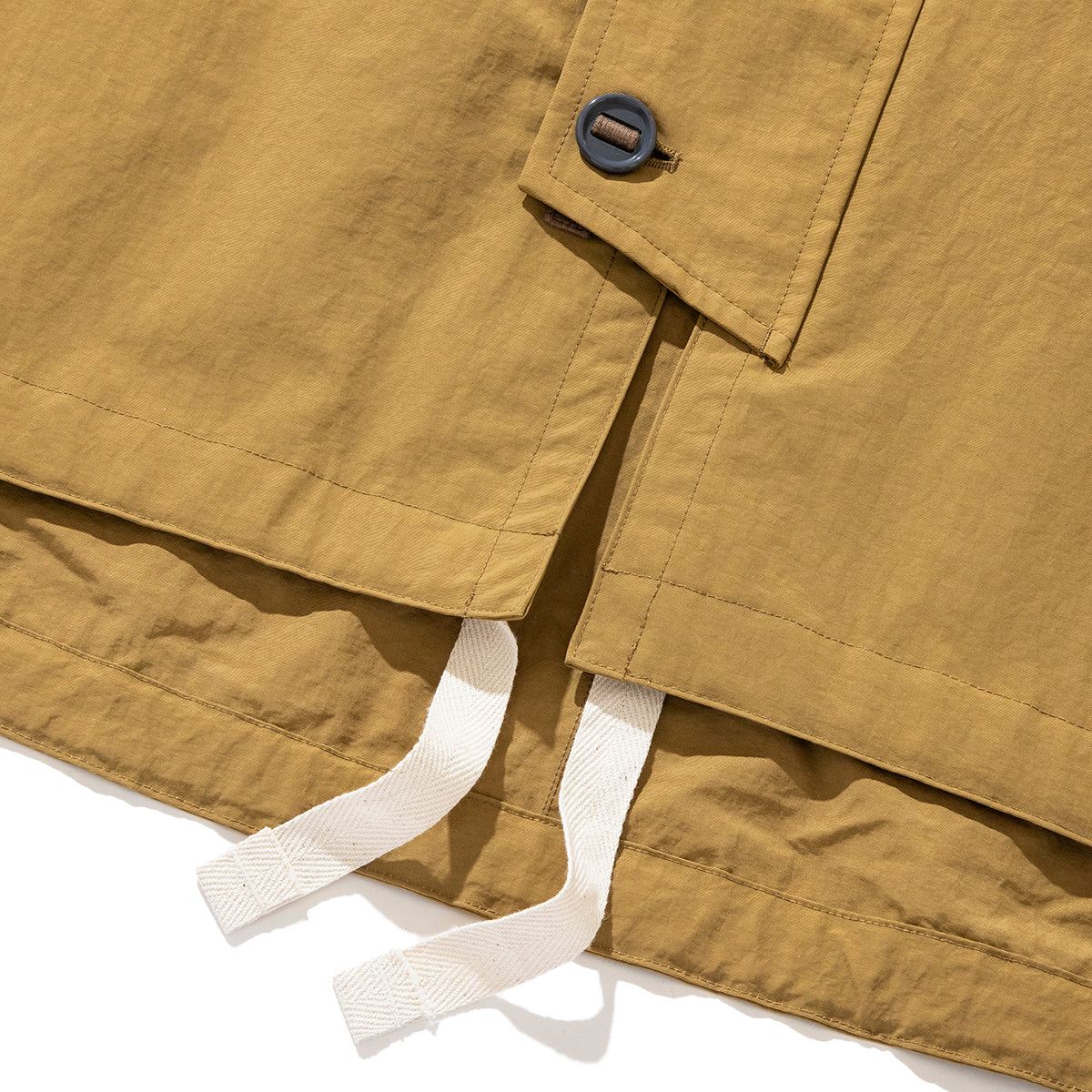 NYLON FRONT ZIP COAT