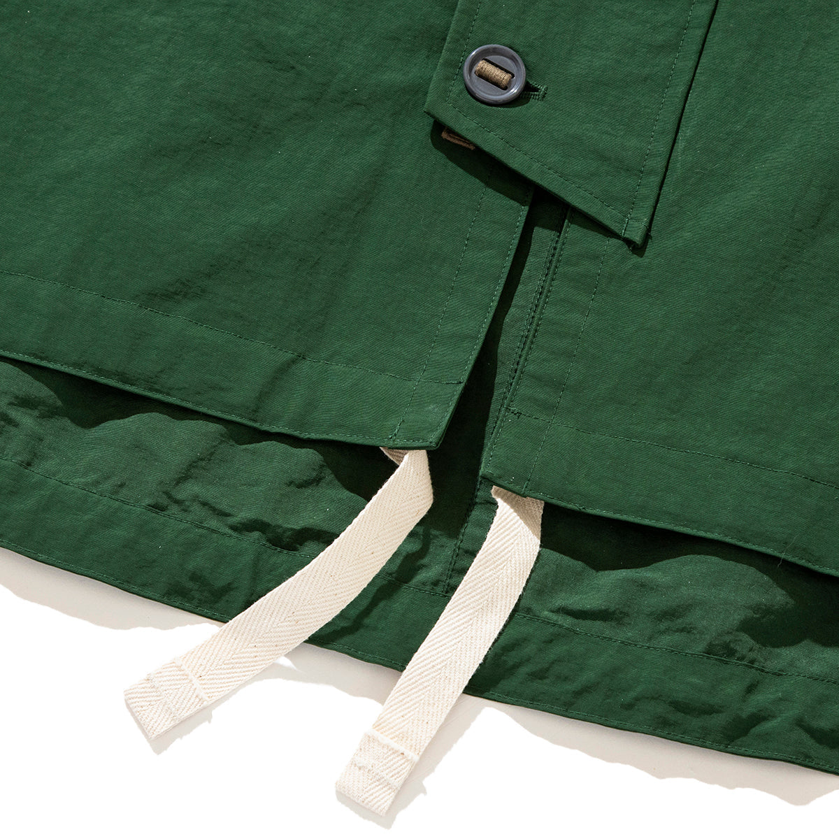 NYLON FRONT ZIP COAT