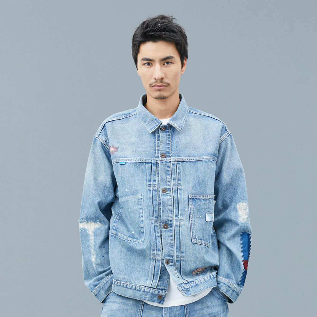 REPAIR DENIM JACKET 【代引き不可】