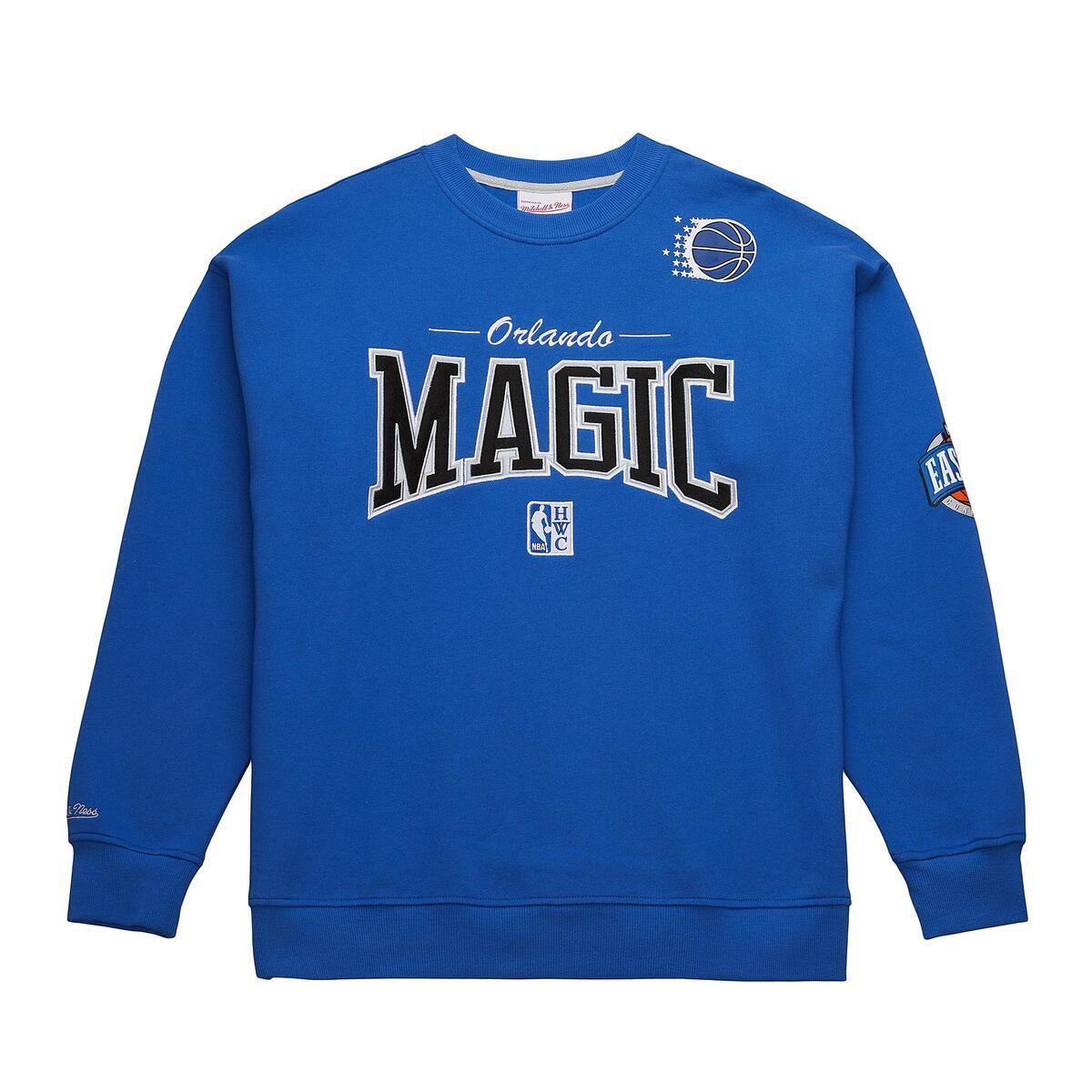 NBA THERE AND BACK 2.0 CREW FLEECE VINTAGE LOGO