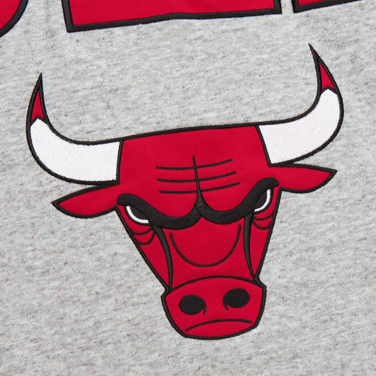 NBA FULL FIELD SATIN FLEECE CREW VINTAGE LOGO