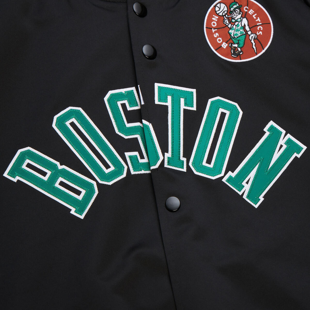 NBA LIGHTWEIGHT SATIN JACKET VINTAGE LOGO