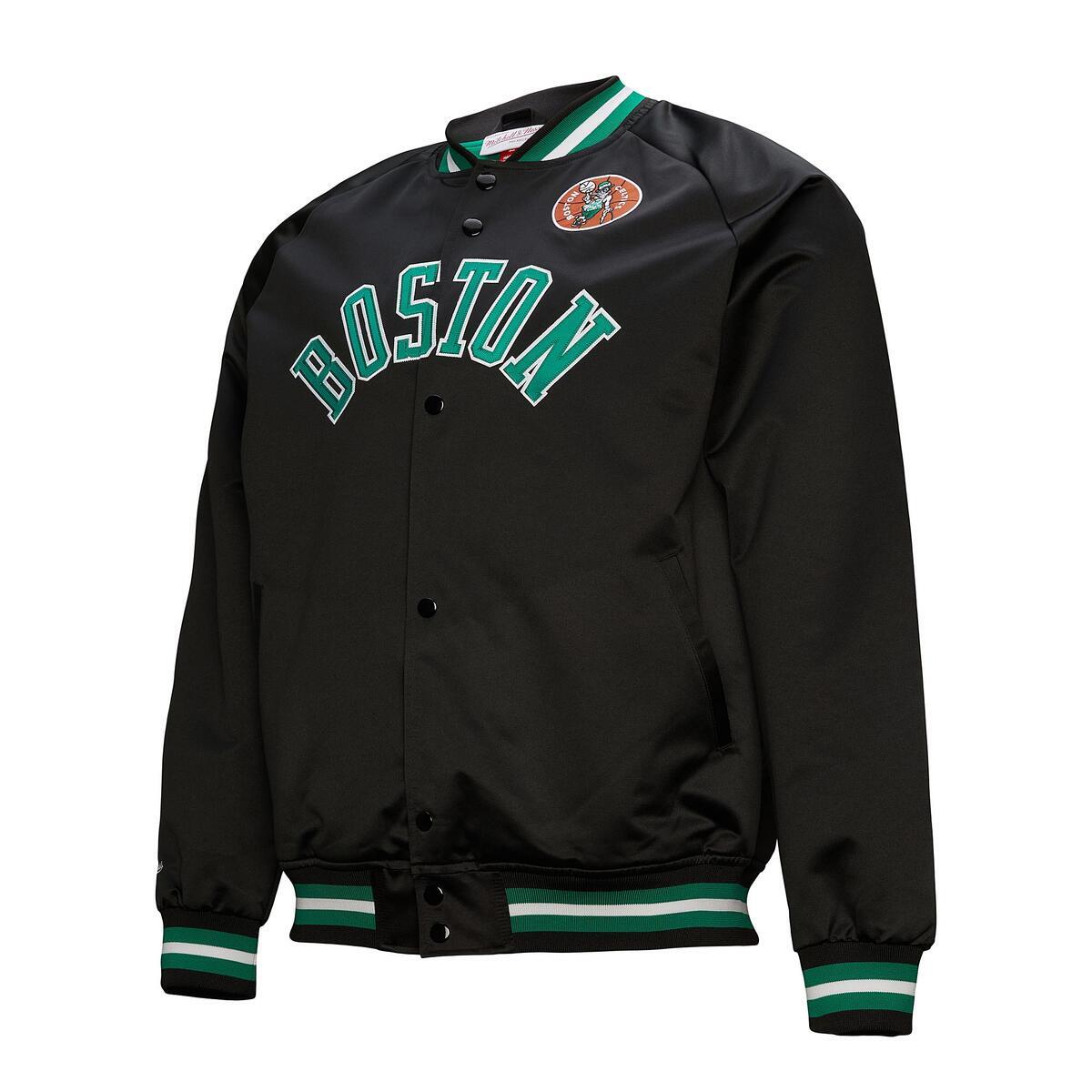 NBA LIGHTWEIGHT SATIN JACKET VINTAGE LOGO
