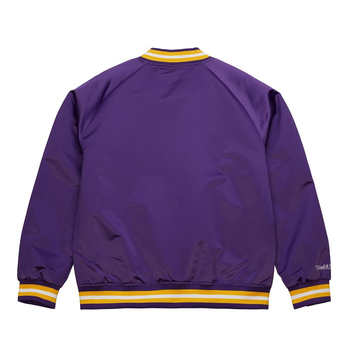 NBA LIGHTWEIGHT SATIN JACKET VINTAGE LOGO