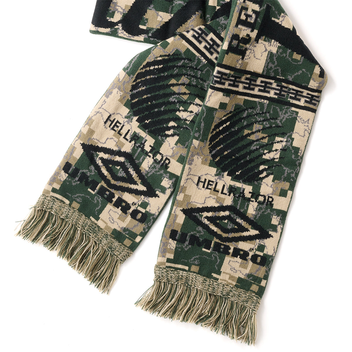 HELLRAZOR x UMBRO NEW WORLD DIGITAL CAMO HOOLIGANS SCARF