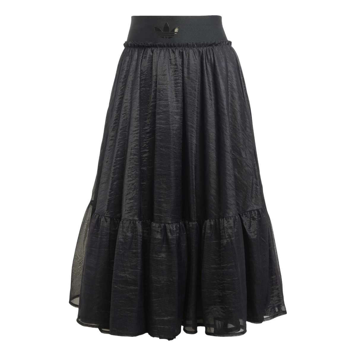 adidas Originals WAISTBAND TULLE MAXI SKIRT アディダスオリジナルス ウエストバンド チュール マキシスカート KSO46【レディース チュールスカート マキシ丈 レース 25FW】