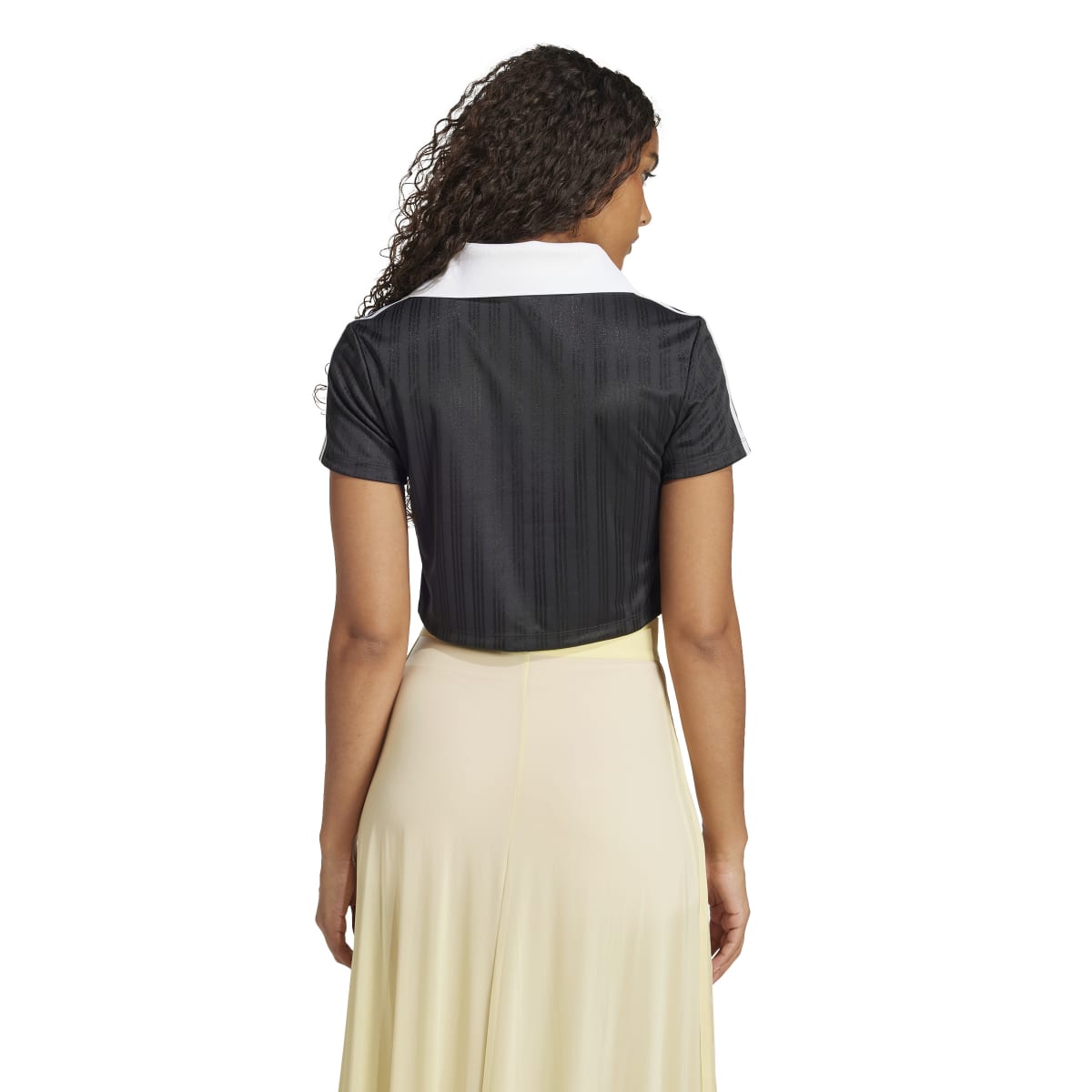 ADICOLOR FOOTBALL JACQUARD V-NECK CROP POLO