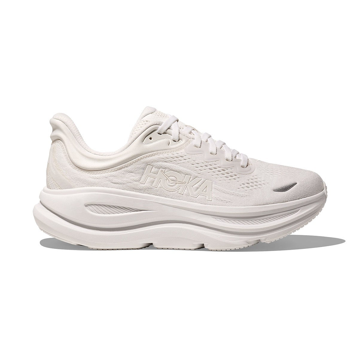 HOKA Bondi 9 ホカ ボンダイ 9 1162012-WWH【レディース トレイルランニング グリップ 軽量 クッション 耐久性 26FW】