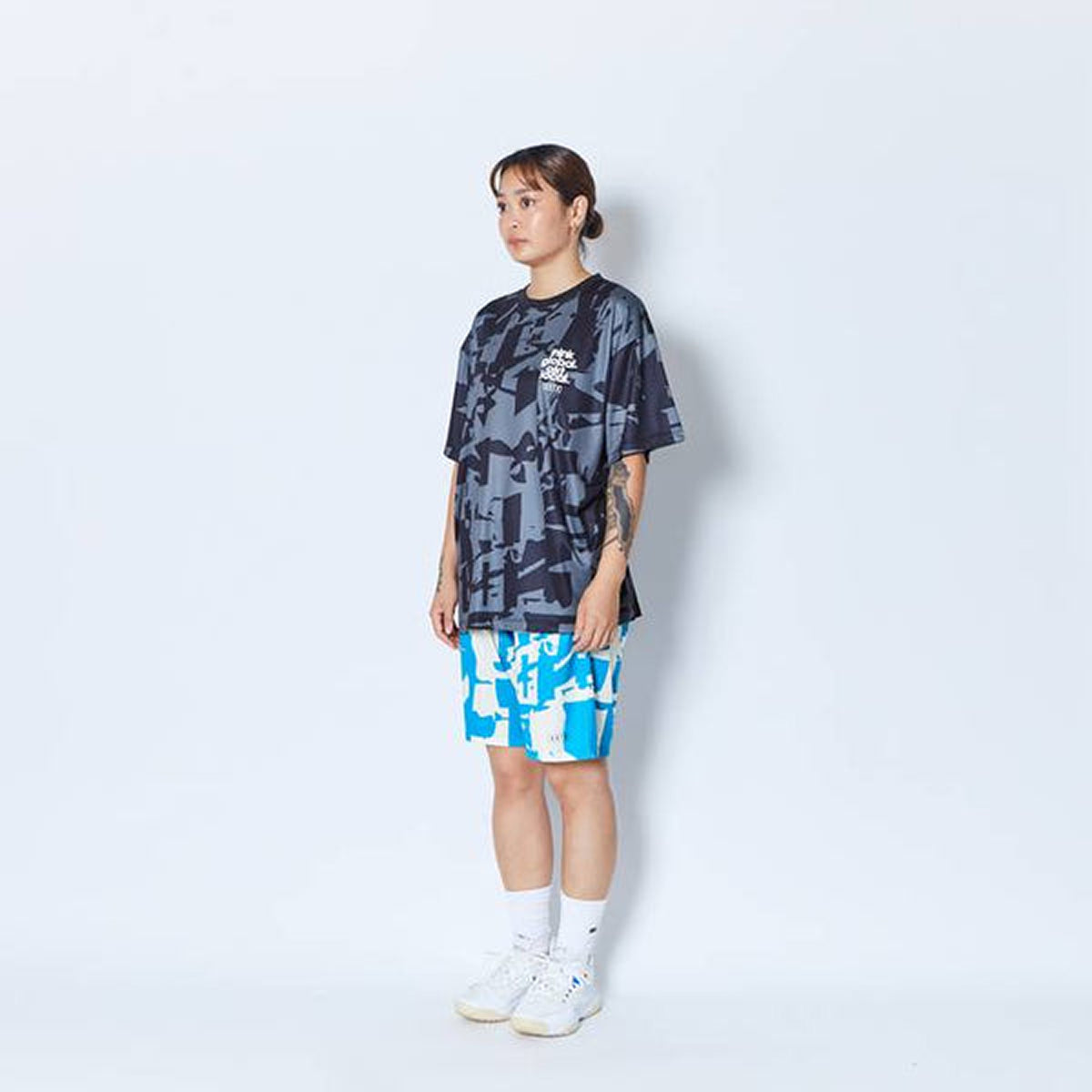 CUT-UP CAMO AKT LOCAL LOOSE FIT SP TEE
