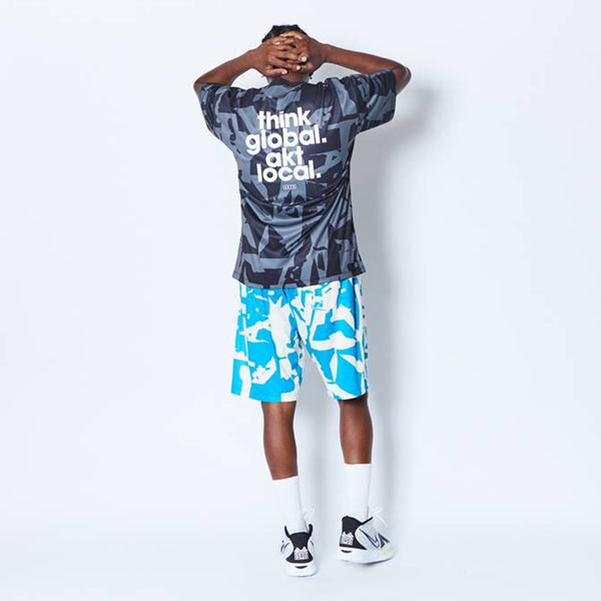CUT-UP CAMO AKT LOCAL LOOSE FIT SP TEE