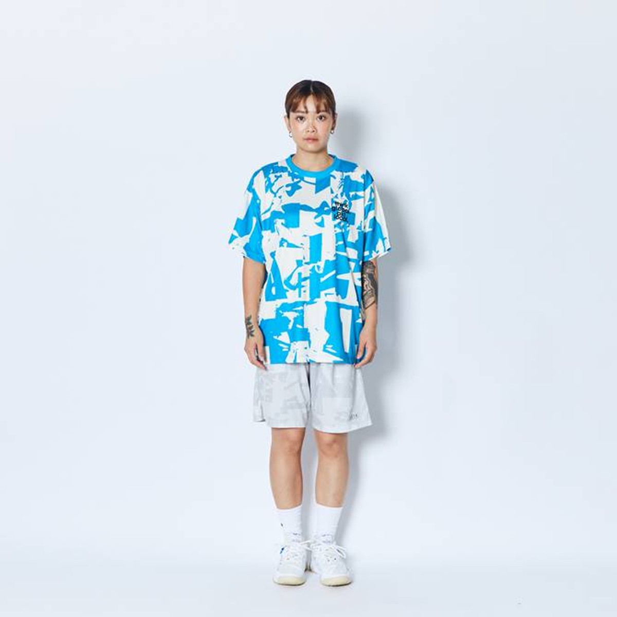 CUT-UP CAMO AKT LOCAL LOOSE FIT SP TEE