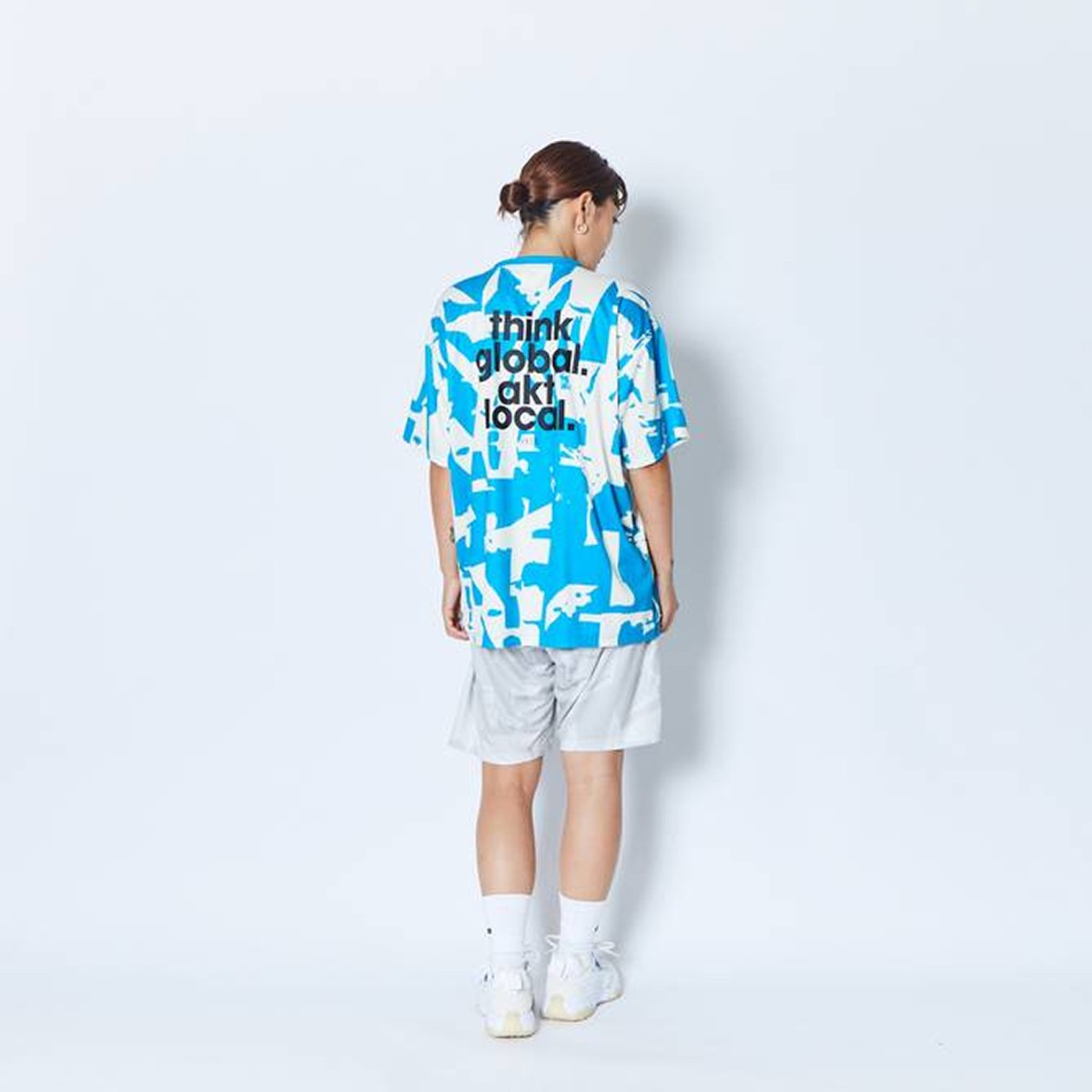 CUT-UP CAMO AKT LOCAL LOOSE FIT SP TEE