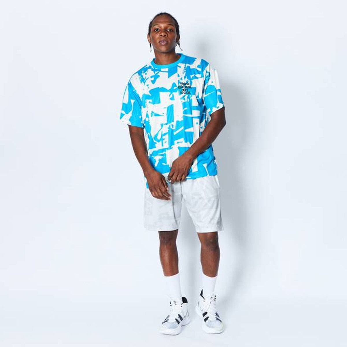 CUT-UP CAMO AKT LOCAL LOOSE FIT SP TEE