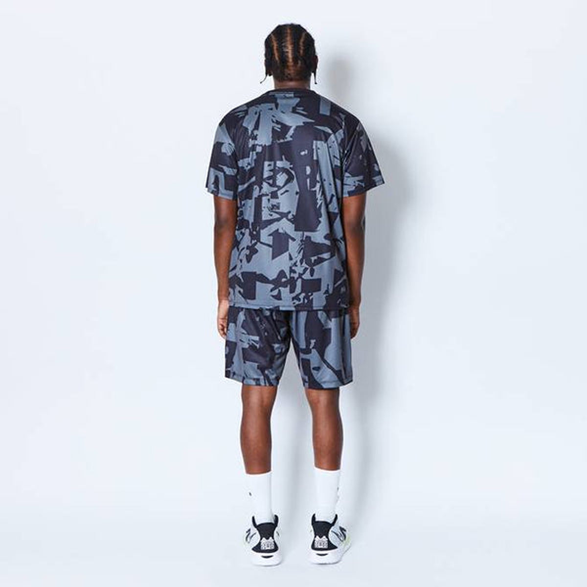 CUT-UP CAMO 8.5-INCH SHORTS