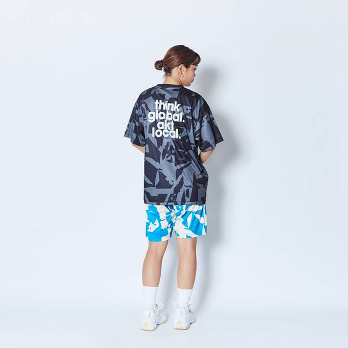 CUT-UP CAMO 8.5-INCH SHORTS