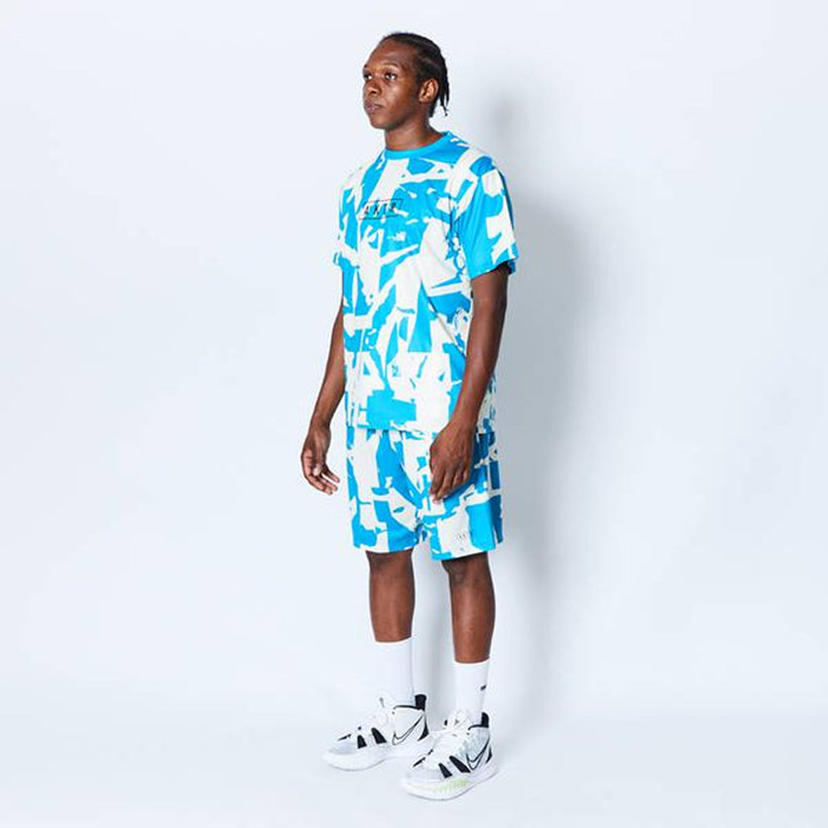 CUT-UP CAMO 8.5-INCH SHORTS