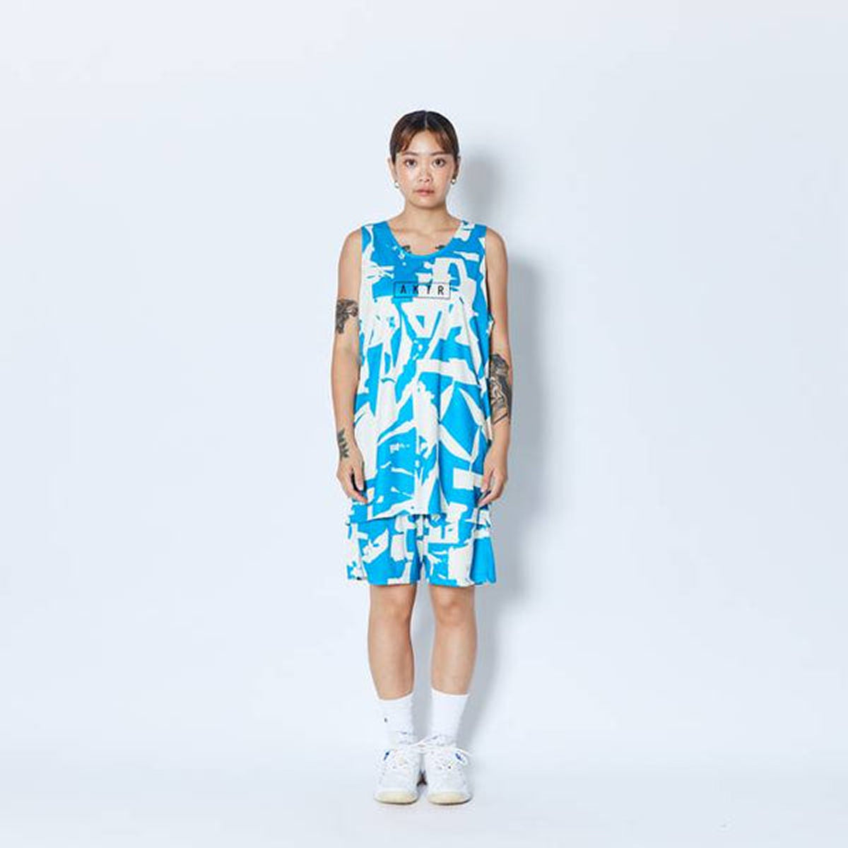 CUT-UP CAMO 8.5-INCH SHORTS