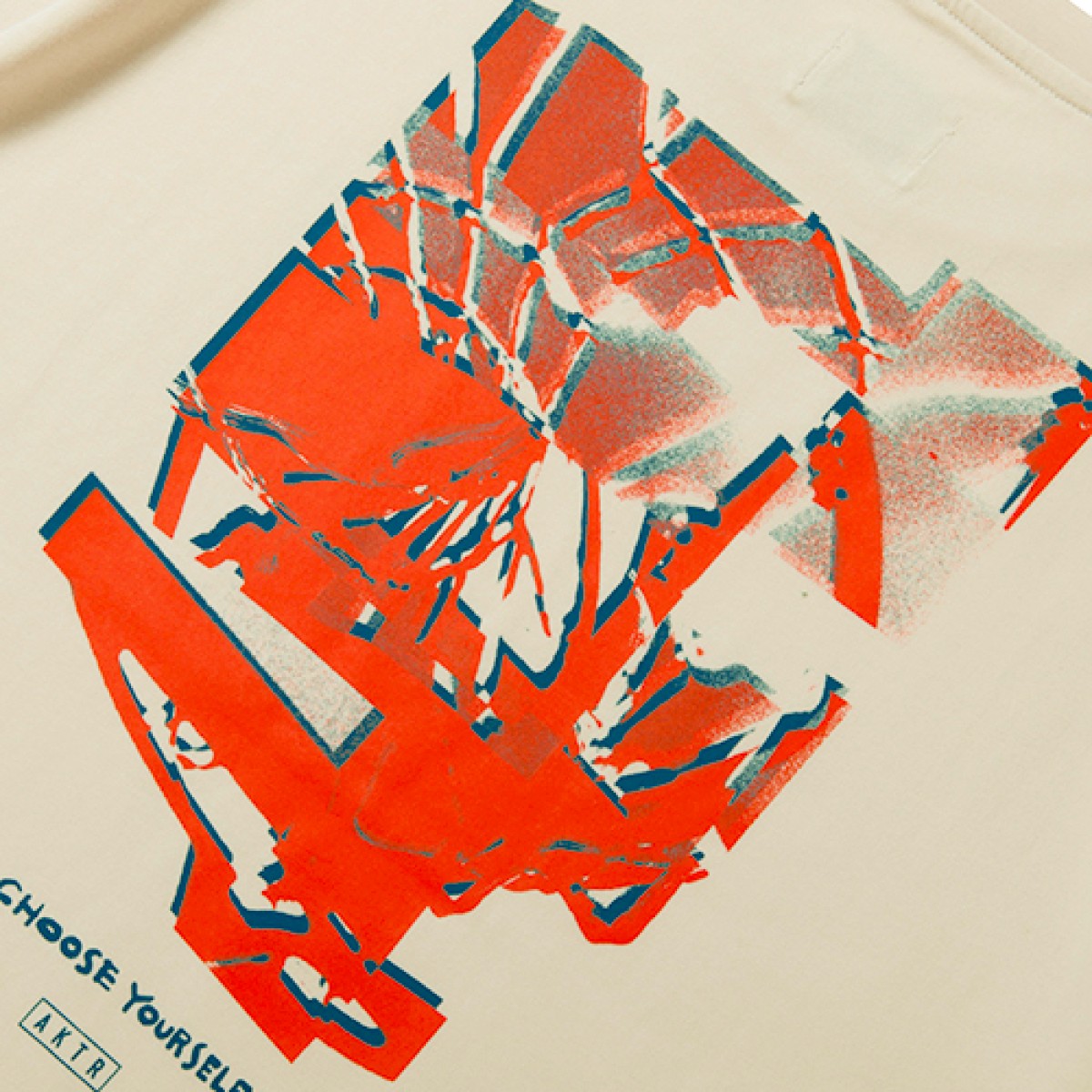 CUT-UP PHOTO COTTON TEE