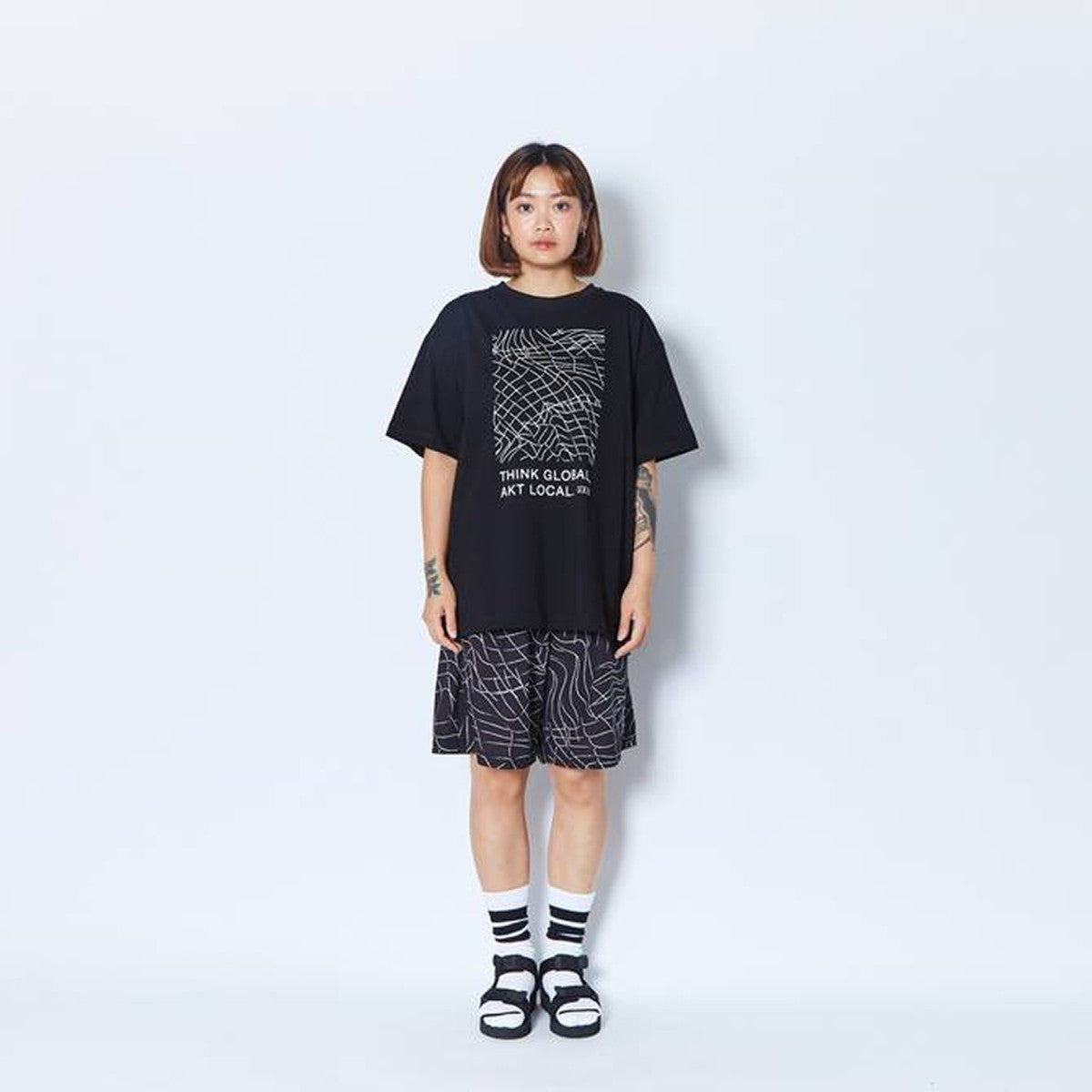 B.B.WEB COTTON TEE