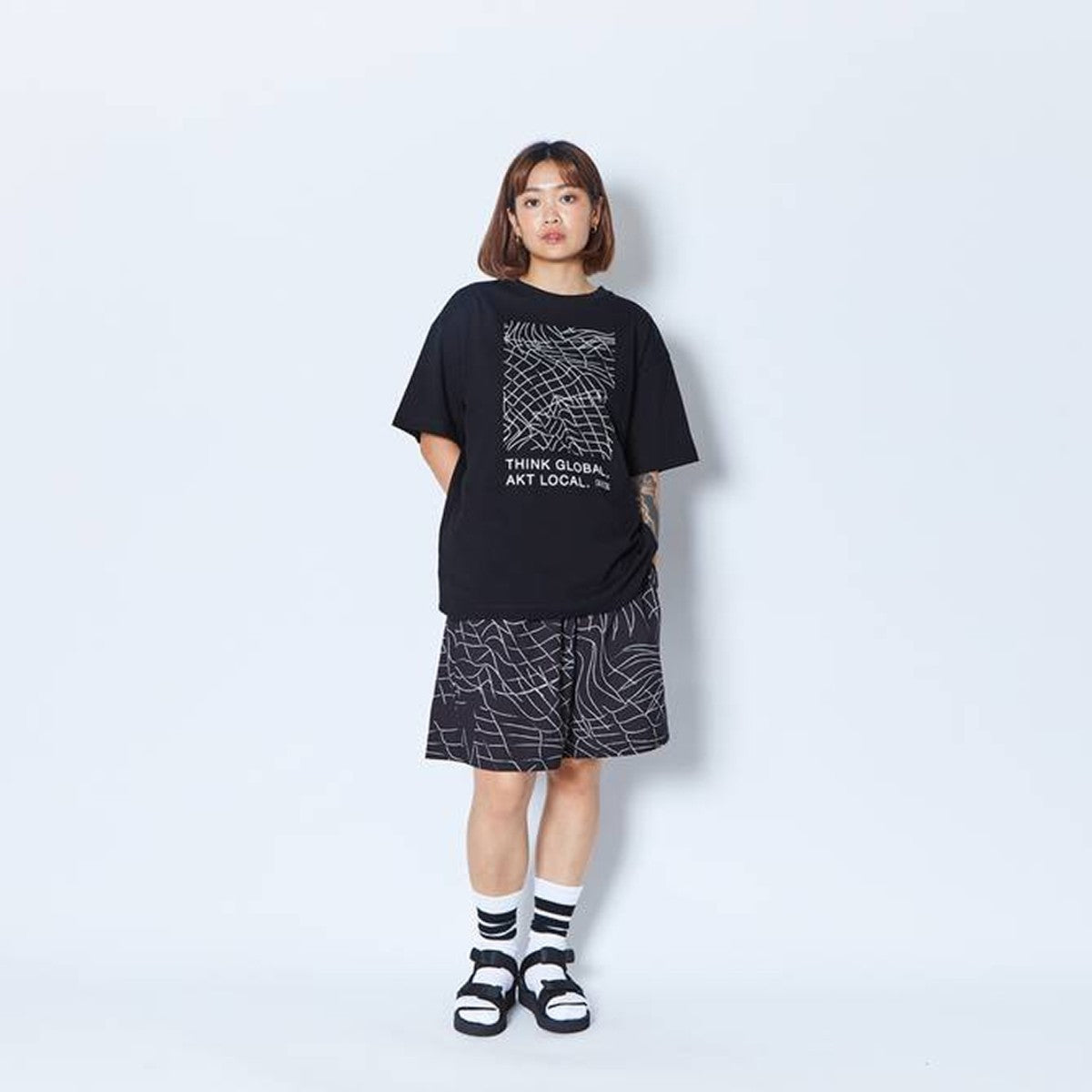 B.B.WEB COTTON TEE