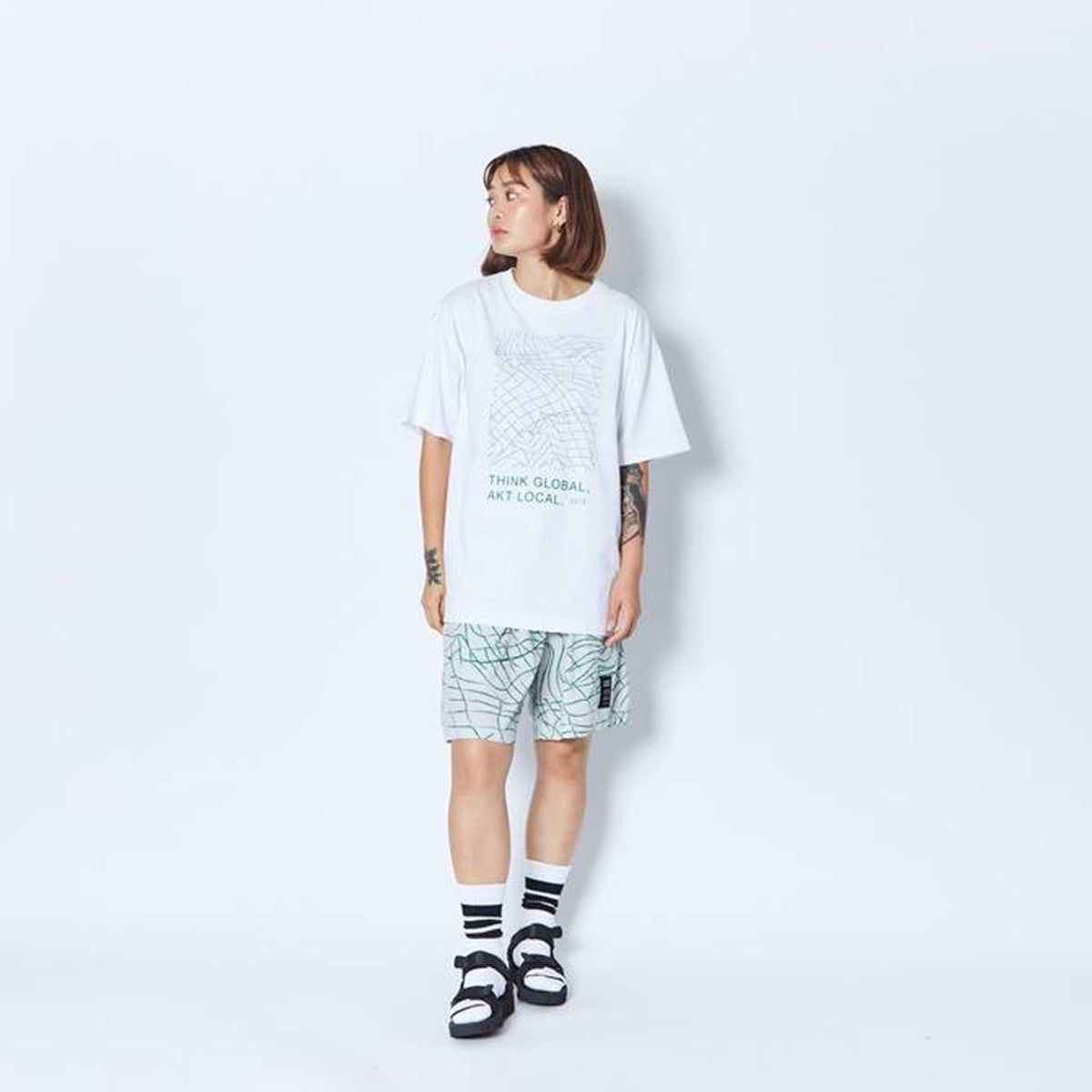 B.B.WEB COTTON TEE