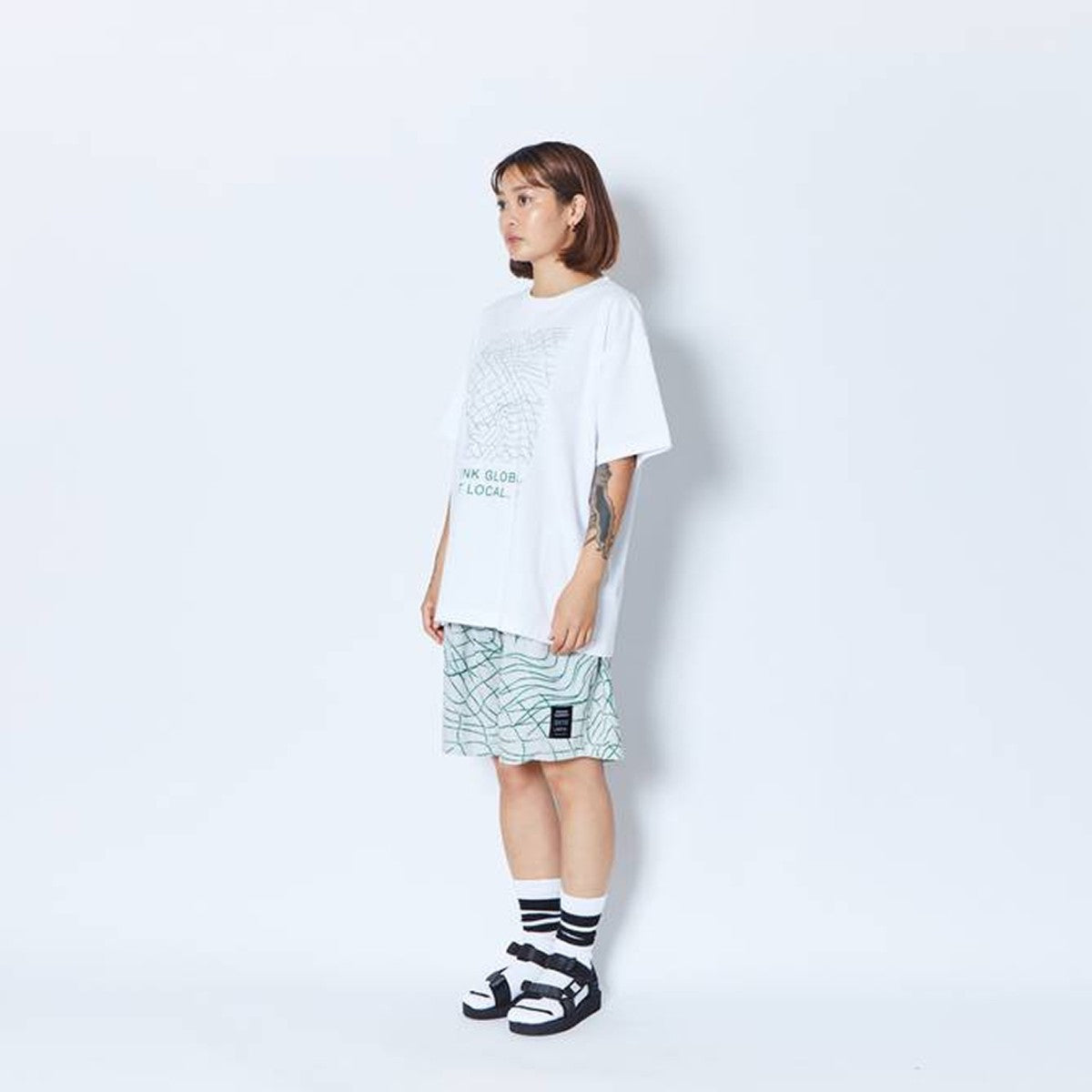 B.B.WEB COTTON TEE