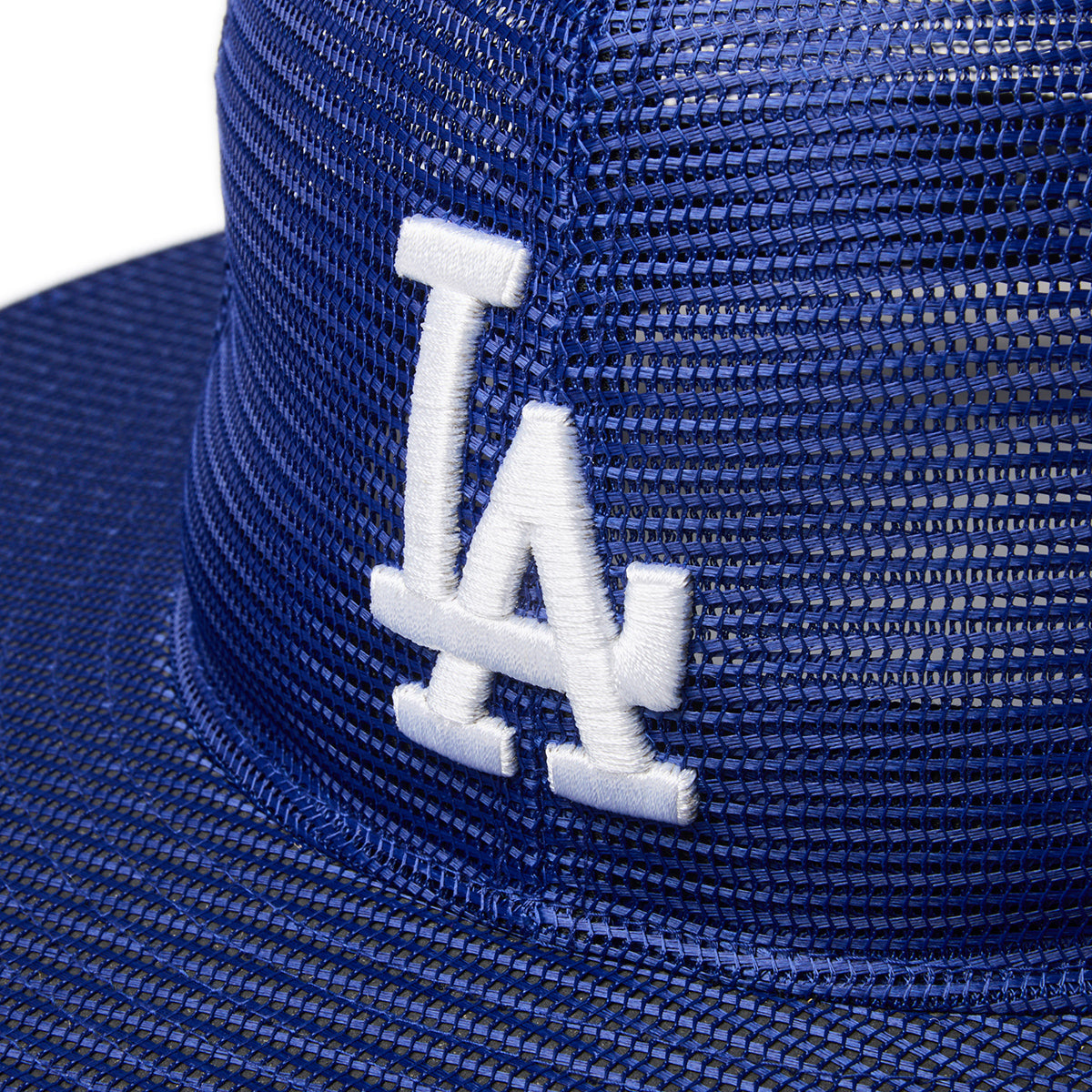 LOS ANGELES DODGERS LONG BRIM MESH FITTED HAT 【4月10日以降発送予定】