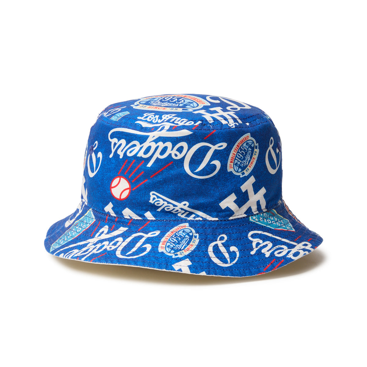 LOS ANGELES DODGERS REVERSIBLE BUCKET HAT-01 【4月10日以降発送予定】