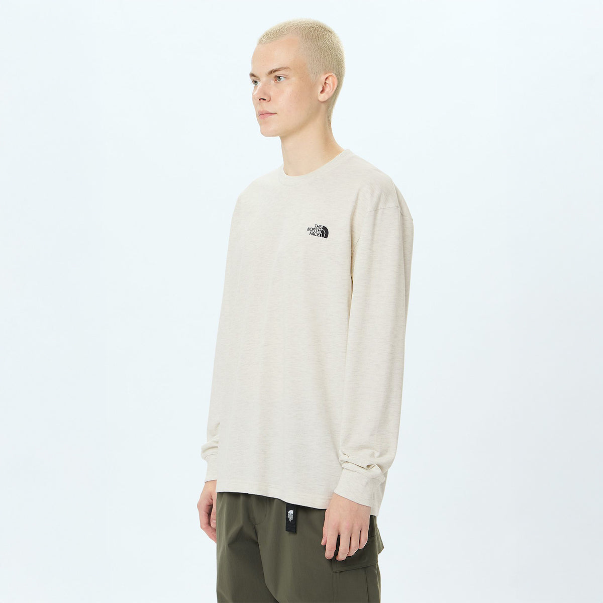 L/S BACK SQ LOGO T