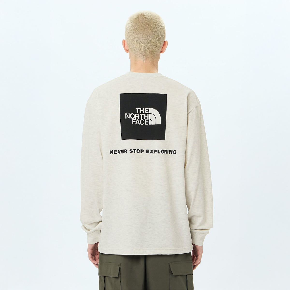 L/S BACK SQ LOGO T