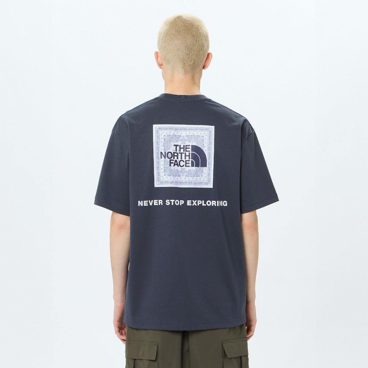 S/S BANDANA SQUARE LOGO T