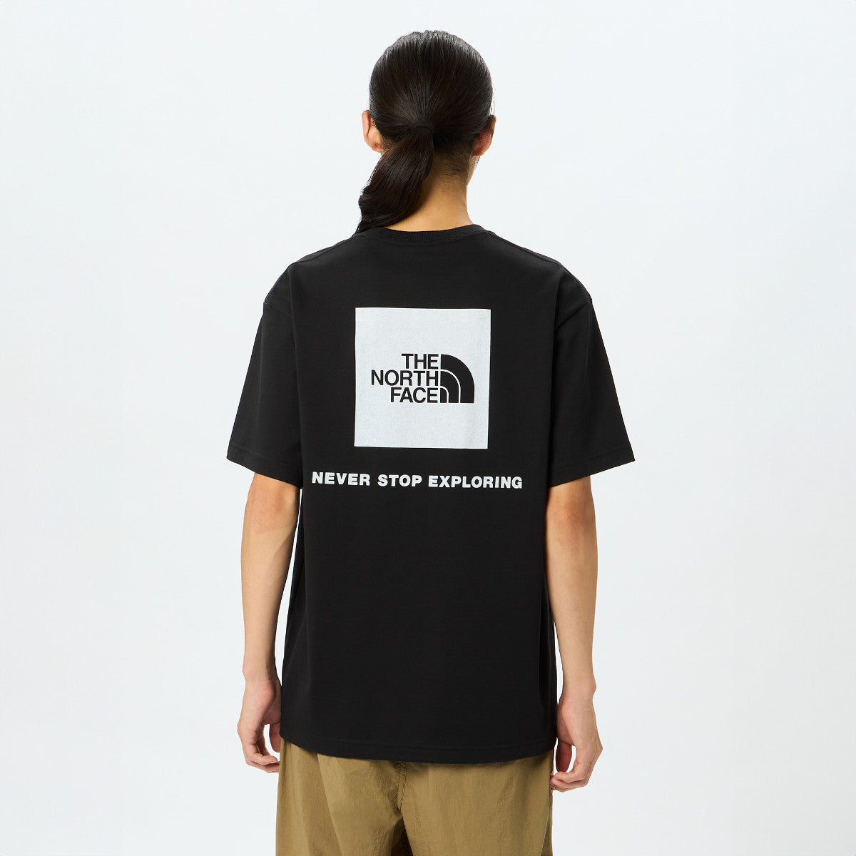 S/S BACK SQUARE LOGO T