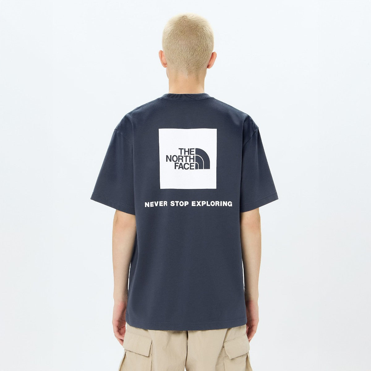 S/S BACK SQUARE LOGO T