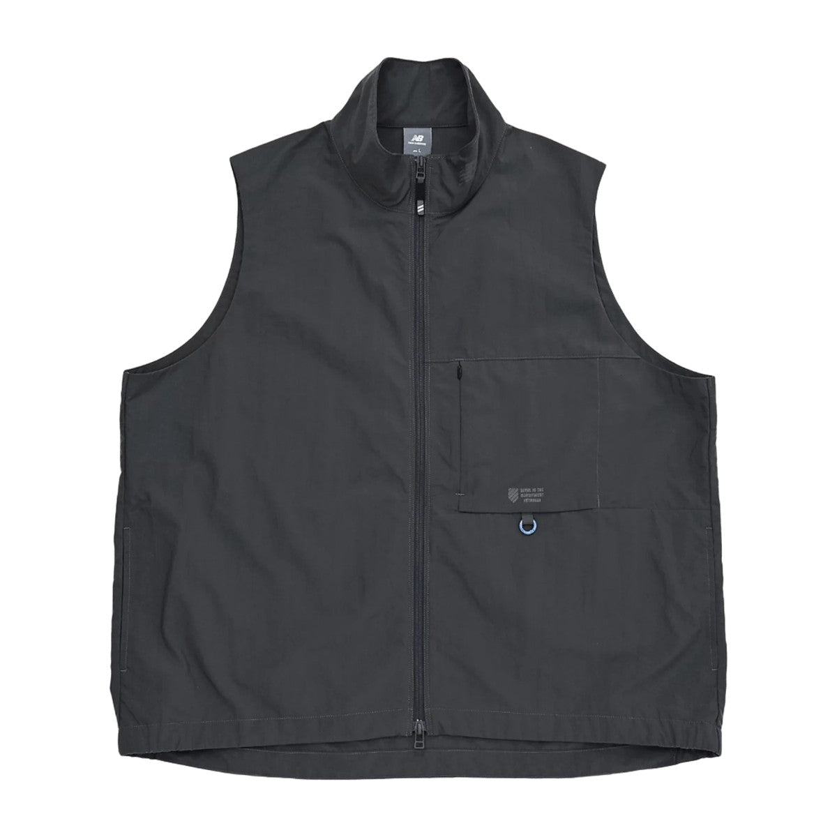 Oversized Stand Neck Vest