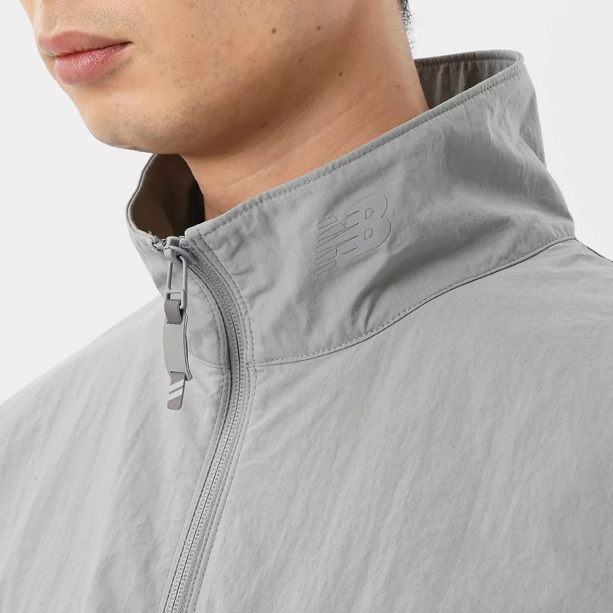 Oversized Stand Neck Vest