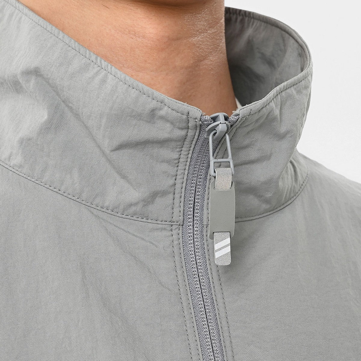 Oversized Stand Neck Vest