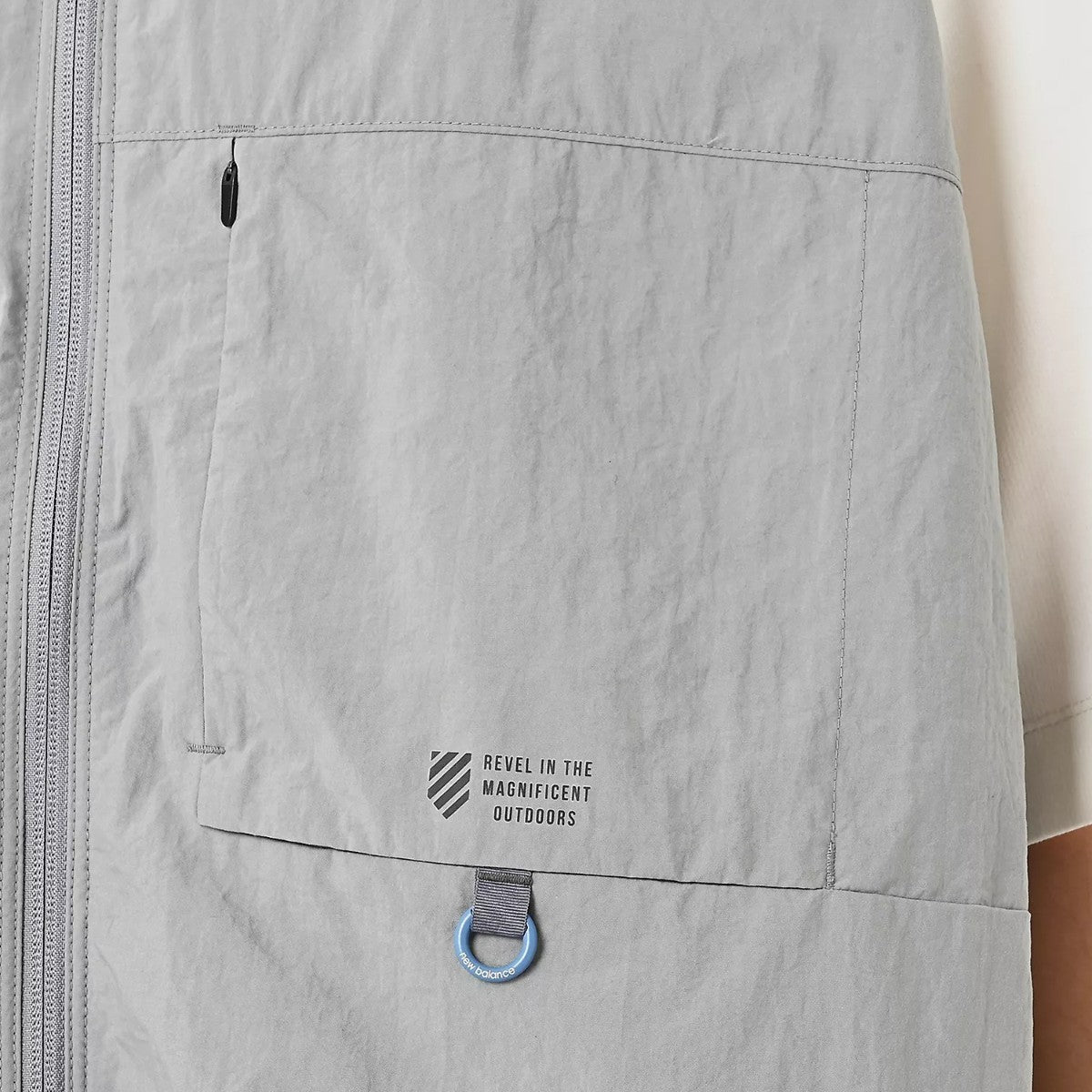 Oversized Stand Neck Vest