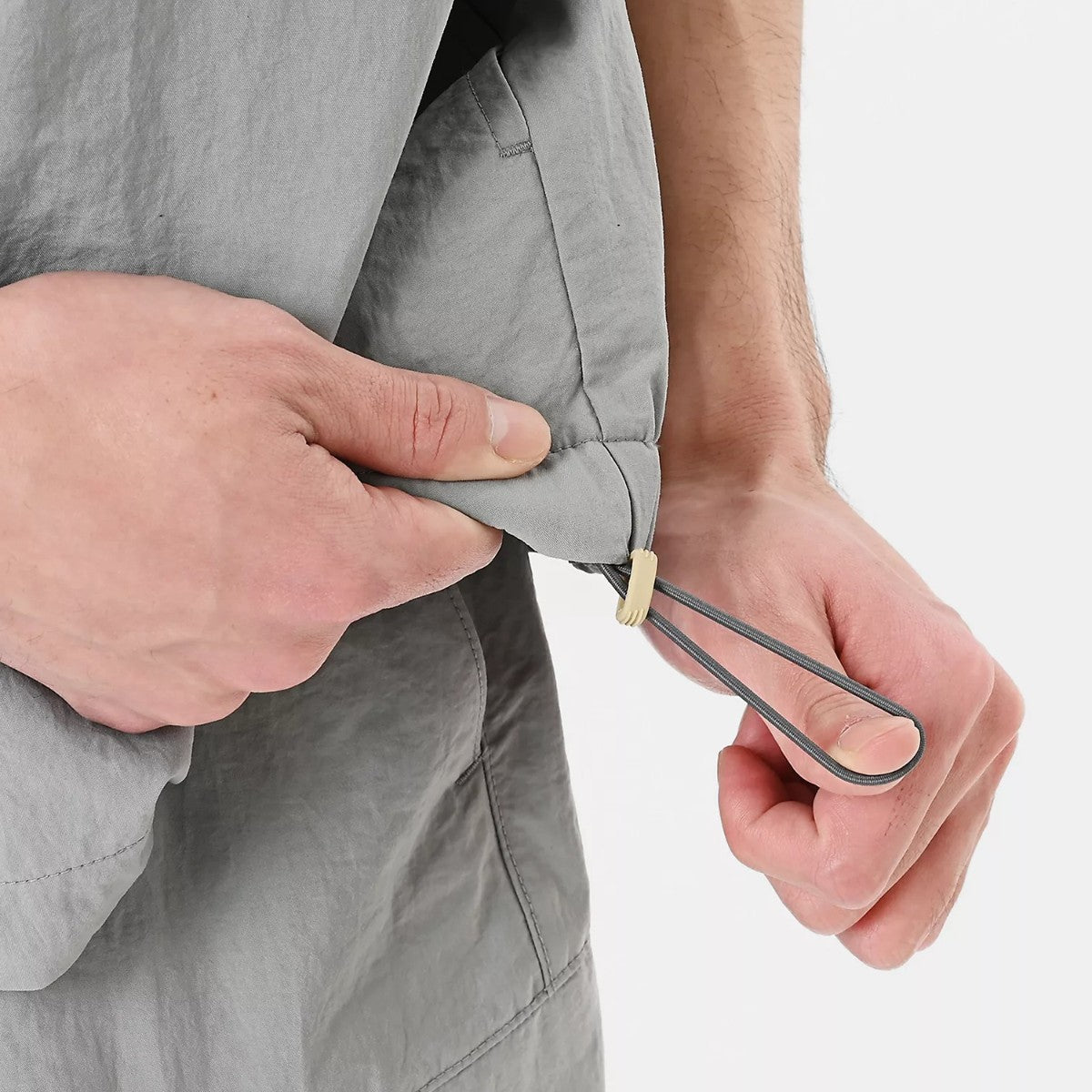 Oversized Stand Neck Vest