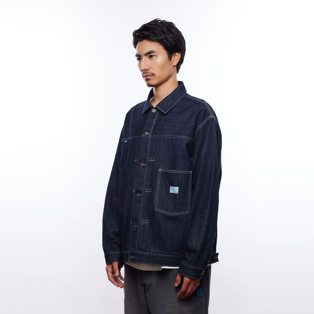 TRIBAL DENIM JACKET OW