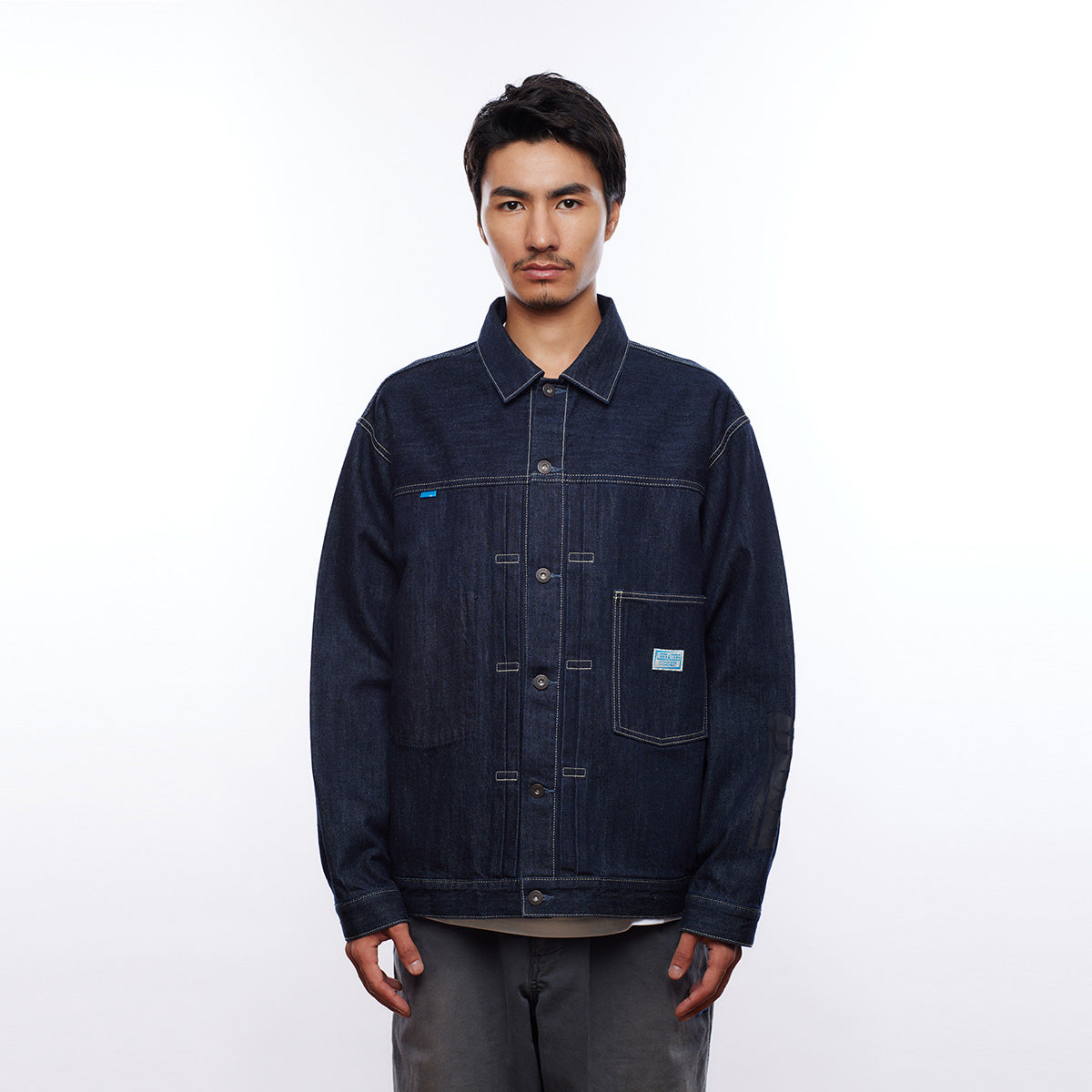 TRIBAL DENIM JACKET OW