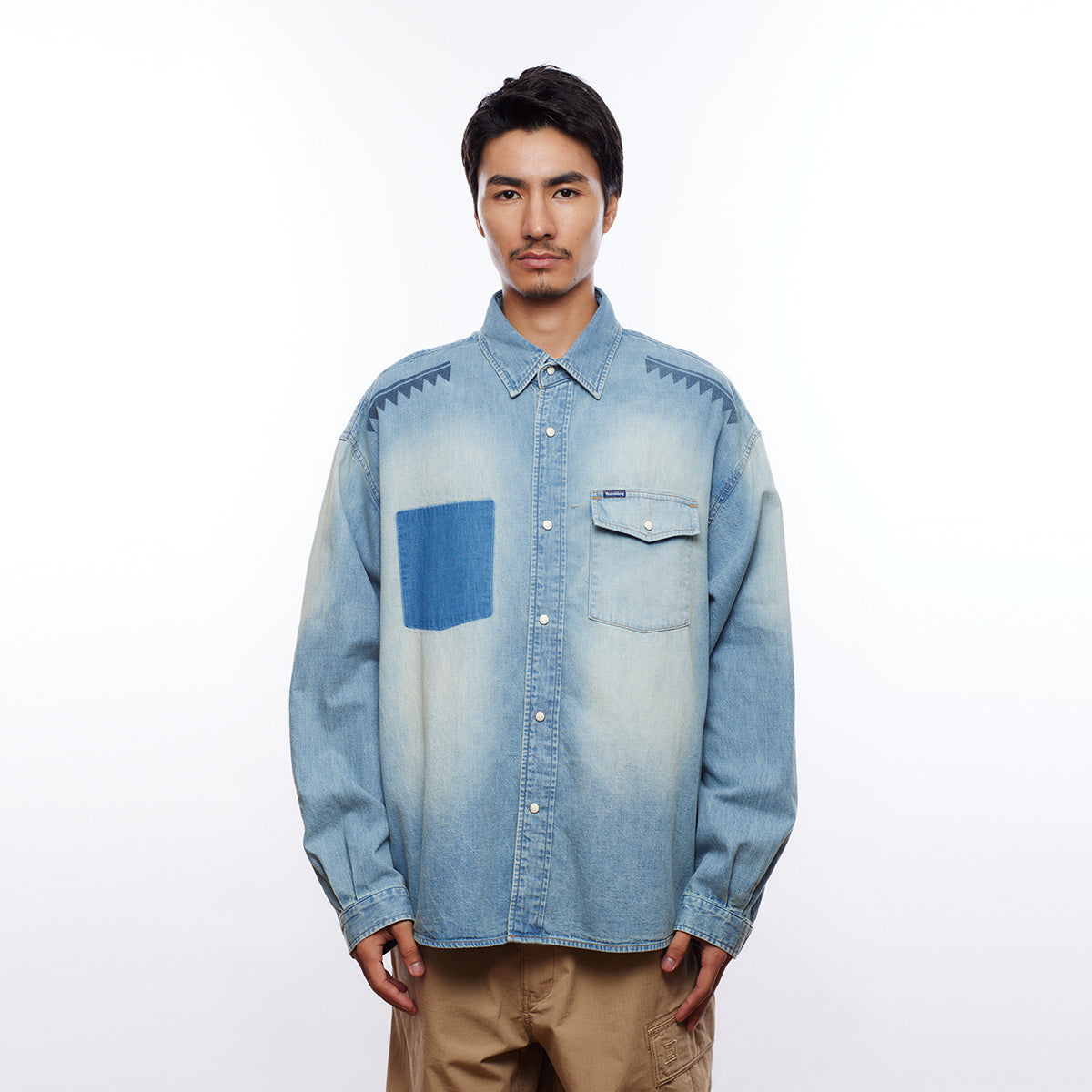 TRIBAL DENIM SHIRT