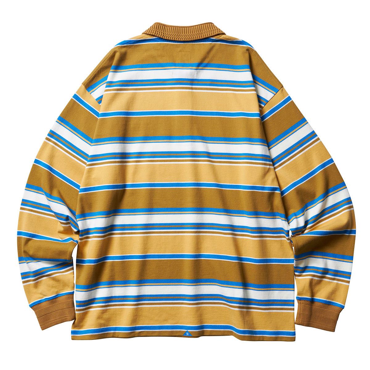 MULTI STRIPE L/S POLO SHIRT