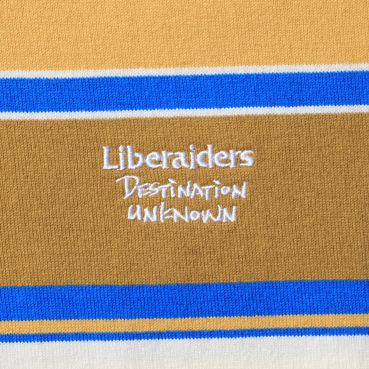 MULTI STRIPE L/S POLO SHIRT