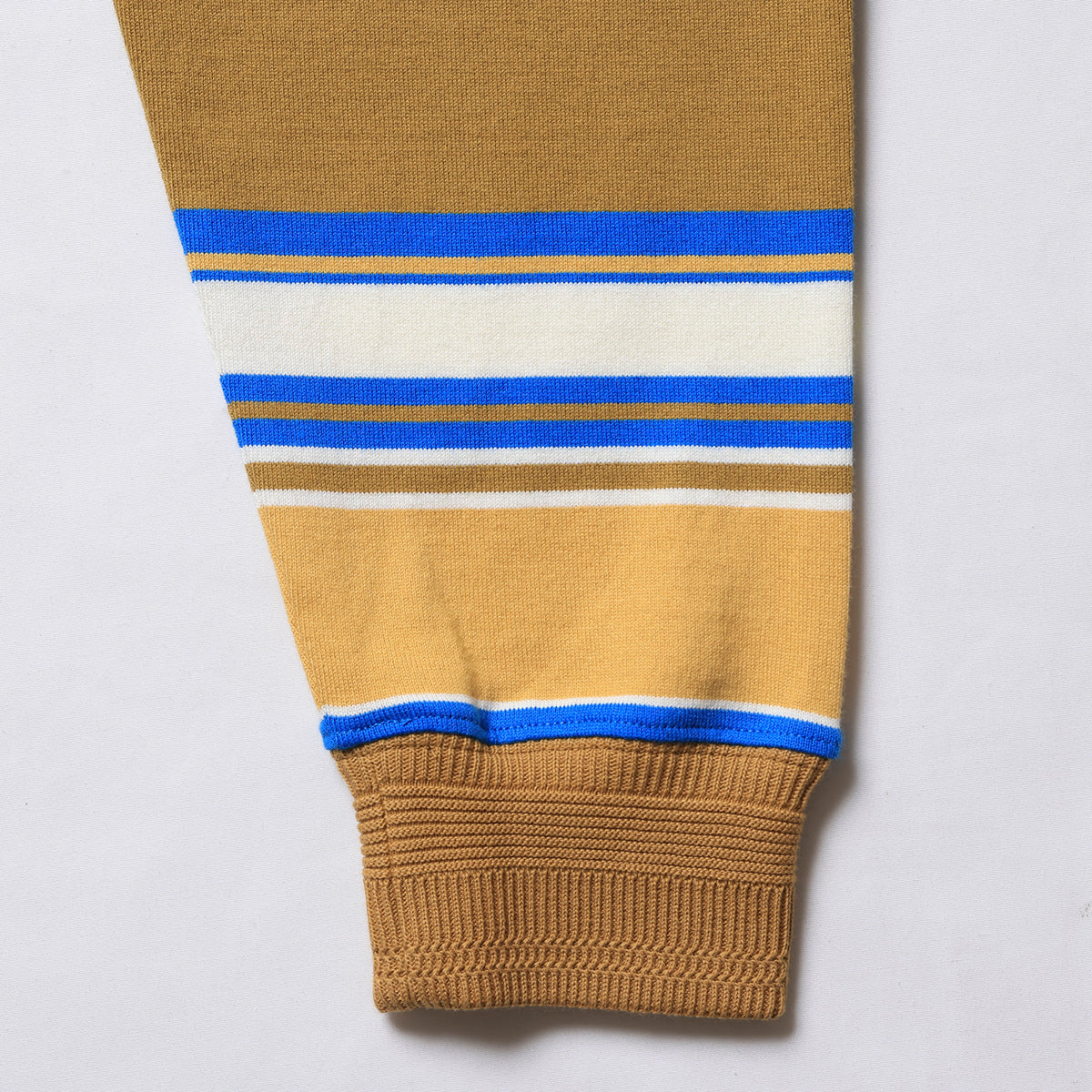 MULTI STRIPE L/S POLO SHIRT